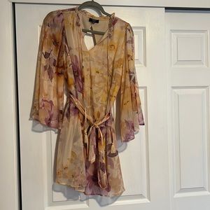 VICI colorful dress open back